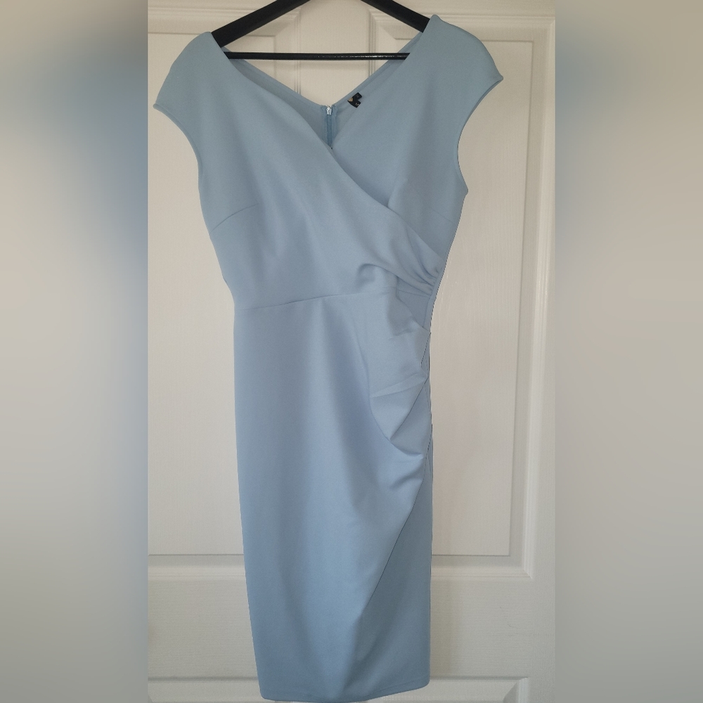 Baby blue dress
